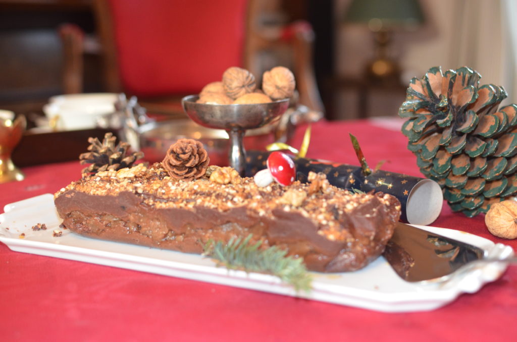 bûche chocolat poire