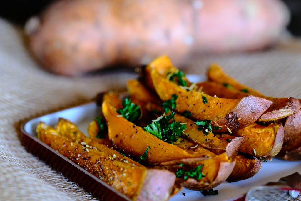 frites de patates douce